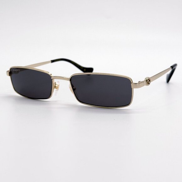 NEW GUCCI SUNGLASSES GG1600S 001 GOLD/GRAY WOMEN EYEWEAR GUCCI main image 7